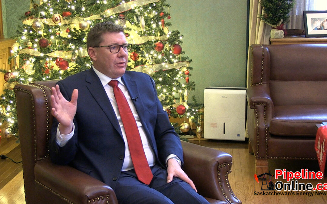 ICYMI: Premier Scott Moe year end interview on energy issues facing Saskatchewan; end of downturn, labour, clean fuel, pipelines, helium, lithium, geothermal