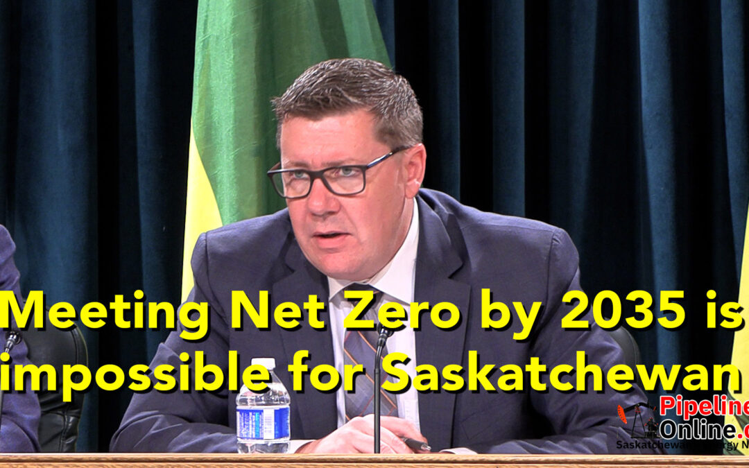 Saskatchewan can’t meet Net Zero by 2035, so we won’t: full press conference video