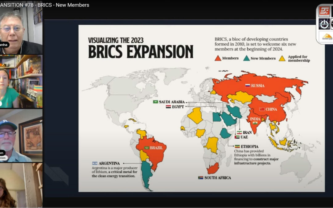 Energy Transition Podcast, Episode 78: BRICS adds six new members