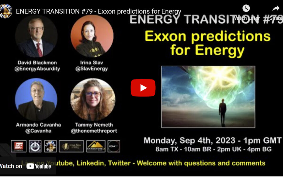 Energy Transition Podcast, Episode 79: Exxon predictions for Energy