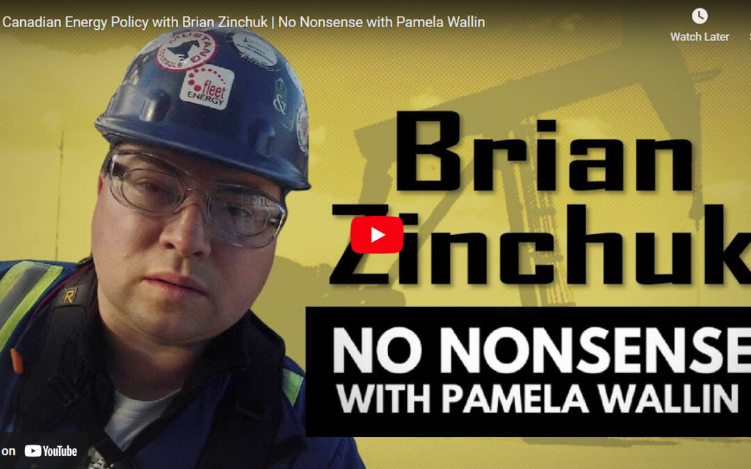 Brian Zinchuk on No Nonsense with Senator Pamela Wallin: Canadian energy policy