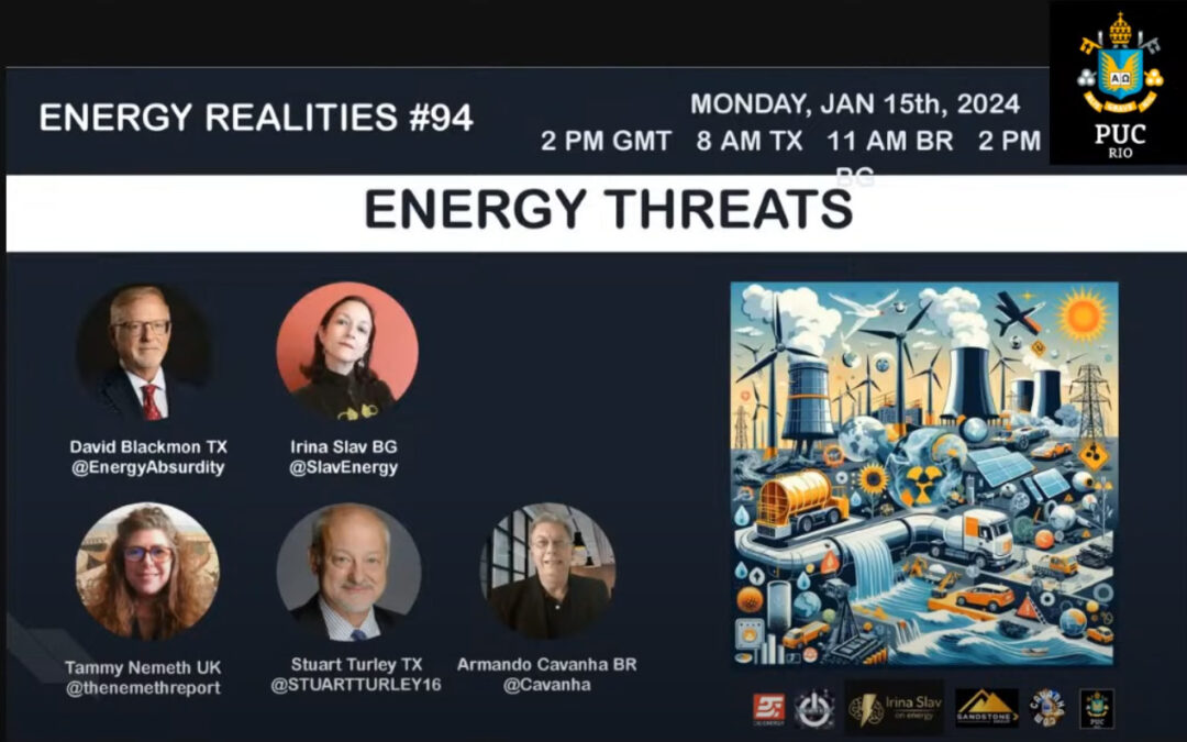 Energy Realities Podcast, Episode 94: Energy Threats