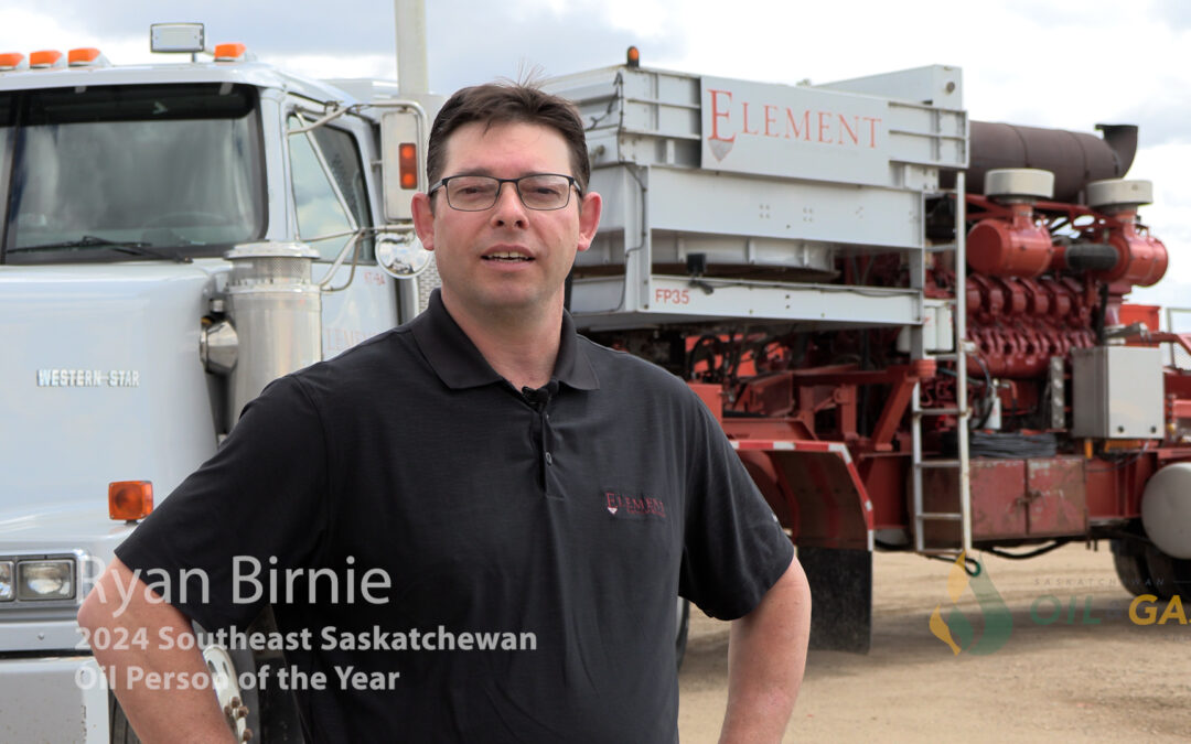 2024 Southeast Saskatchewan Oil Person of Year Ryan Birnie