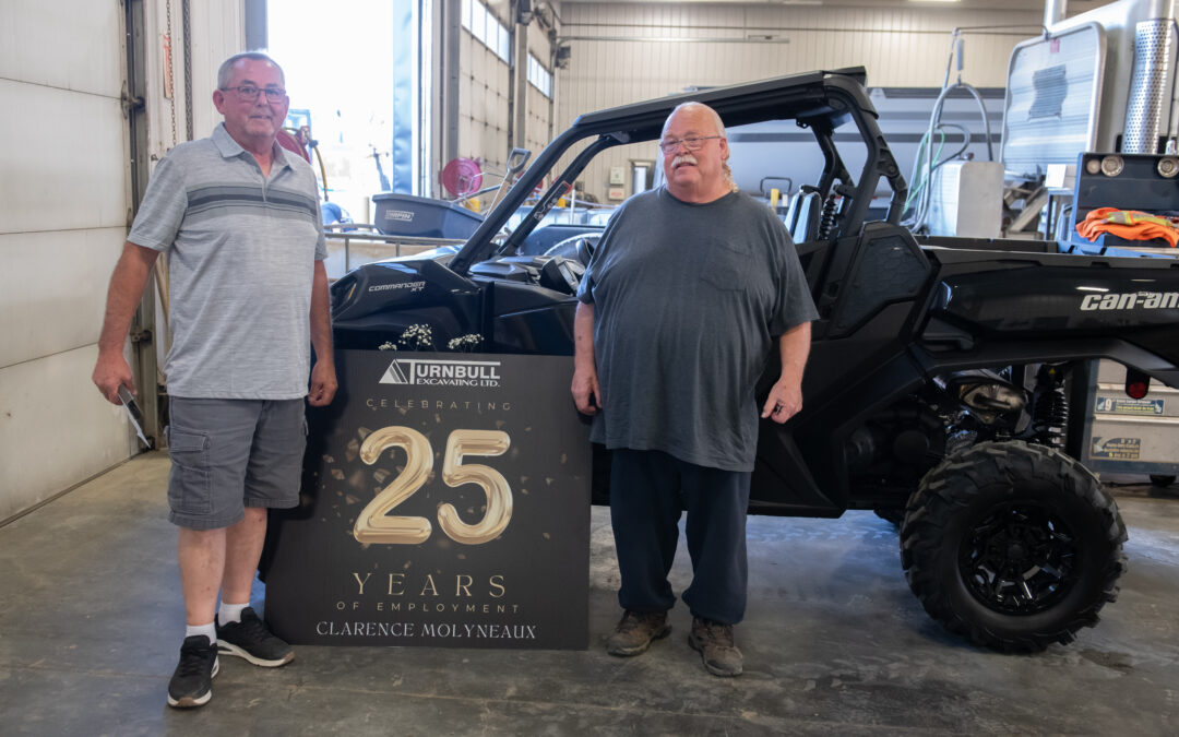 Work 25 years, get a side-by-side: Turnbull Excavating