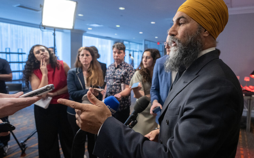 Singh says NDP drafting climate plan, won’t say if it’ll include consumer carbon tax