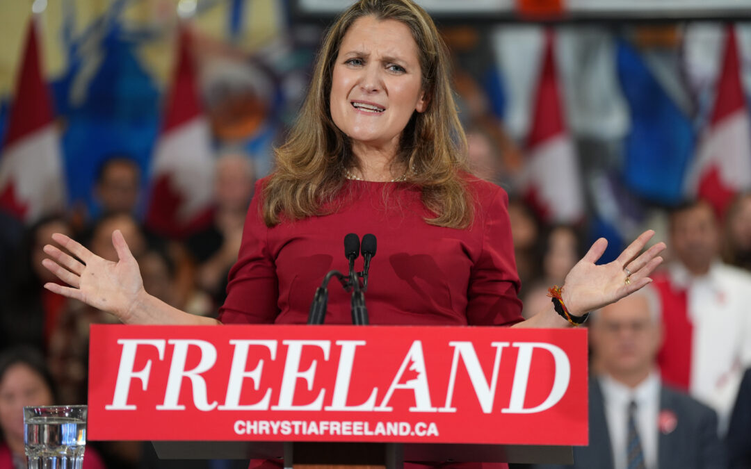 ‘Should I just laugh?’: Energy experts question Freeland’s pledge to push LNG