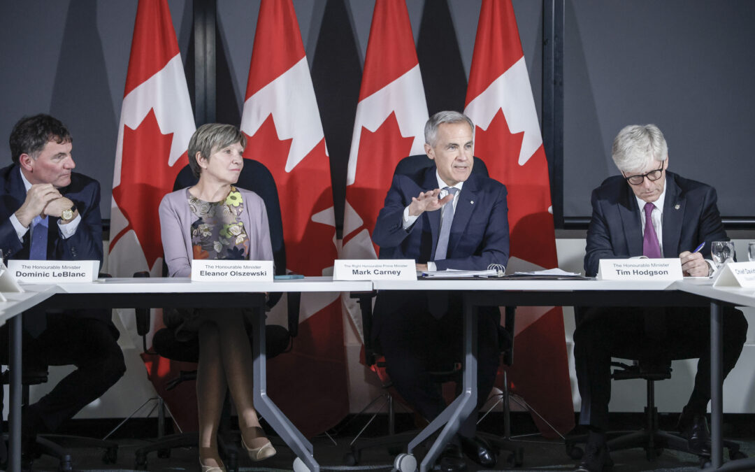 Carney discusses “partnerships” with oil and gas executives in Calgary